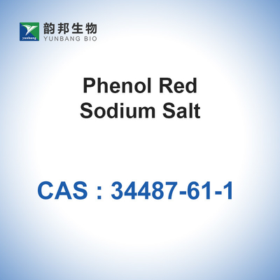 Fenol Vermelho Sódio Solúvel em Água Salgada CAS 34487-61-1 AR Grau Biológico