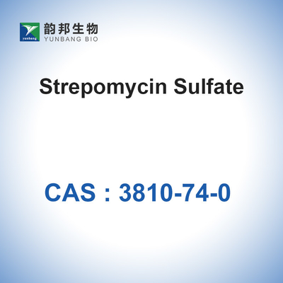 CAS 3810-74-0 matérias primas antibióticas do sulfato da estreptomicina