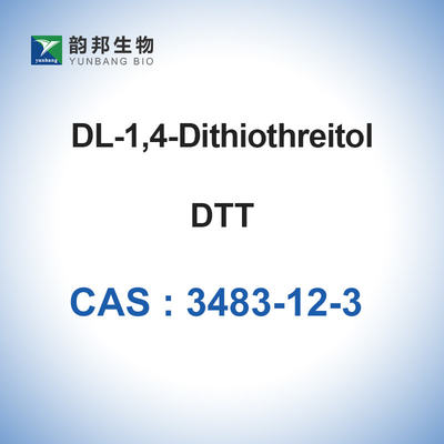 Pó bioquímico dos reagentes DL-Dithiothreitol de DTT CAS 3483-12-3