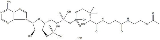 CAS 102029-73-2 Coenzima acetil A sal de trisodio
