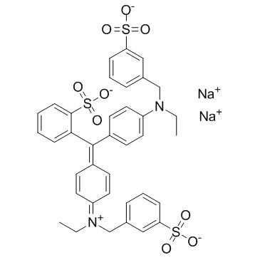 CAS 3844-45-9 Sal dissódico de Erioglaucina reagentes para ciências da vida